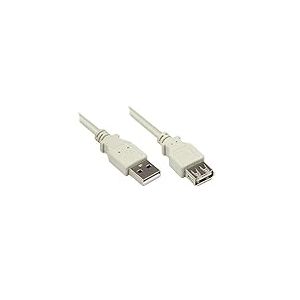 Good Connections Câble rallonge USB Easy mâle A vers Femelle USB 2.0 3,00 m Gris