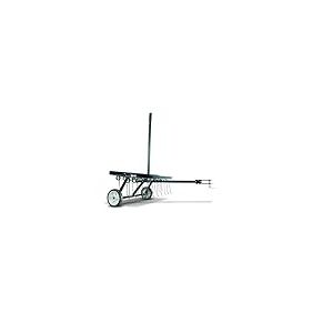 Agri-Fab AG45-0294 D&eacute;mousseur tract&eacute; avec dents ressorts Noir Largeur de travail 102 cm
