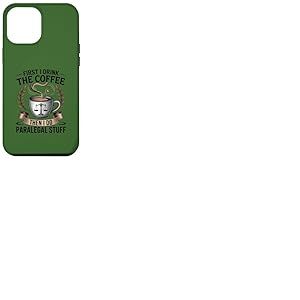 Juridique Professionnel Parajuriste Amoureux Du Café Bureau Humour Coque pour iPhone 12 Pro Max