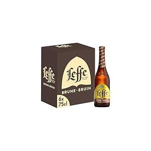 Leffe Brune Bière Pack 6 Bouteilles 75cl