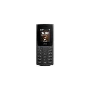 Nokia 105 4G 2023 Téléphone Portable Dual Sim, Affichage Couleur 1,8", Charcoal [Italie]