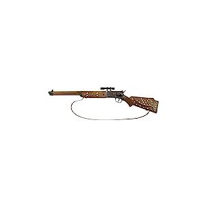 Schrödel 6078028 Carabine Jouet Fusil Argente Antique 77cm 12-Coups dans La Boîte, One Size
