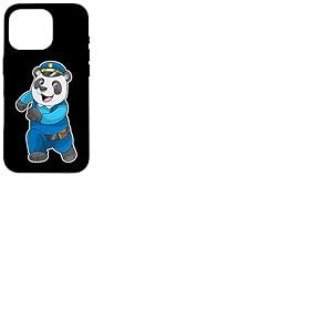 Panda Officier de Police Police Chapeau de Policier Coque pour iPhone 16 Pro