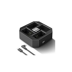 NEEWER Chargeur NP-FZ100 4 Canaux Compatible avec Sony A7 IV A9iii A1 A7R V A7Cii A6700 ZV-E1 FX3 FX30, Chargeur de batterie NP-FZ100 &agrave; Charge Rapide 45W PD avec Affichage, C&acirc;ble USB C PD 60W, NW-Z4