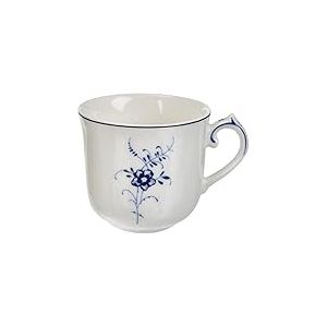 Villeroy & Boch Vieux Luxembourg Tasse à moka/expresso, 100 ml, Hauteur : 5,8 cm, Porcelaine Premium, Blanc/Bleu