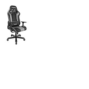 DXRacer K99 Chaise de Gaming, Simili Cuir, Noir/Gris, B/H/T: 70/133-140/70 cm