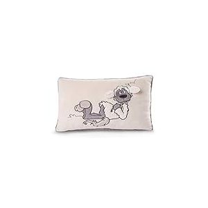 NICI Coussin rectangulaire Loup Ulvy 43x35cm, Gris