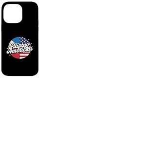 Moitié philippin moitié Drapeau américain américain philippin américain Coque pour iPhone 14 Pro Max