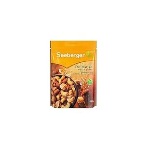 Seeberger Mélange grillé, salé de noyeaux d'arachide, d'amandes, de noix de cajou et de macadamias (Sachet de 5 x 150 g)
