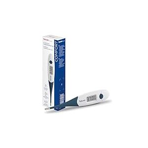 Beurer FT 17 Thermomètre clinique numérique, thermomètre avec pointe de mesure flexible pour la mesure orale, rectale et axillaire, mesure en 10 s, indicateur de fièvre, pour bébés, enfants et adultes