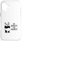 Panda My Anxiety s'amuse avec l'anxiété Coque pour iPhone 16 Plus