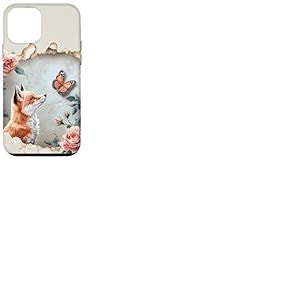 Renard Fleurs For&ecirc;t Animal Mignon Renard Coque pour iPhone 12 Mini