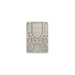 Stamperia - Silicon Mould A5 for Scrapbooks, Bullet Journals and More, Non-Stick, Suitable for Air-Dry Clay, Resin and More, Perfect for Crafts and Gifting (Master of Magic, Gothic Architecture)
