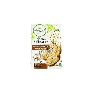 Bisson Sablés Céréales Graines Chia & Lin 200g