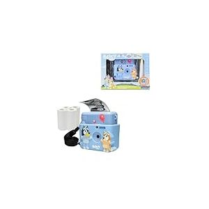 Lexibook, Starcam&reg; Print, Pack cam&eacute;ra avec imprimante instantan&eacute;e, Carte SD, 4 Rouleaux de Papier, dragonne, Protection 3D Bluey et kit de Personnalisation Inclus, Bleu, DJ130BYZ