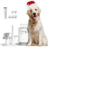 Neakasa P0 Pro Aspirateur Poil de Chien, 48dB Ultra Silencieuse, Tondeuse Chien Poil Long Epais Professionnelle, Kit Brosse de Toilettage Aspirateur pour Chien Chat, avec 5 Peignes Guides