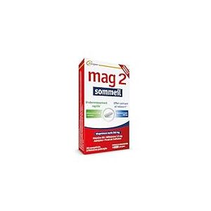 MAG 2 &ndash; Sommeil - Magn&eacute;sium marin 300mg, m&eacute;latonine 1,9mg et extraits de plantes -Endormissement rapide, effet calmant et relaxant - Compl&eacute;ment alimentaire - Programme de 15 &agrave; 30 jours - 30 comprim&eacute;s
