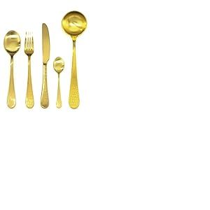 MEPRA Spa 109522049 Ménagère de 49 Pièces Tigre Ice Oro