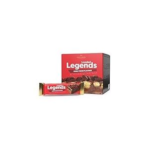 Protein Works - Barres de légende chargées | 14g de protéines | 12 paquets x 47 g | Faible teneur en sucre| Fondant au chocolat