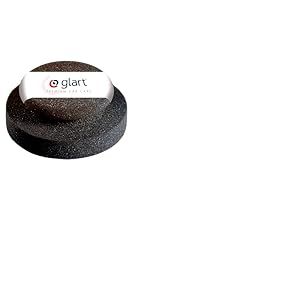 Glart Professional Car Hand Polishing Sponge, 130x50 mm, with Handle List, for Wax, Paint Cleaner, Paint Plasticine, Polishes, Abrasives, Anthracite