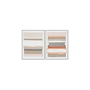 Home ESPRIT Tableau abstrait urbain 62,3 x 4,5 x 82,3 cm (2 unités)