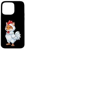 Costume Amusant de Renard dans Un Poulet Coque pour iPhone 15 Pro Max