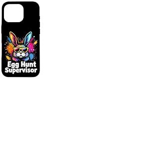 Chasse aux œufs Superviseur Lapin de Pâques Coque pour iPhone 16 Pro