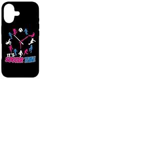 Citation de l'horloge de Football pour Filles Coque pour iPhone 17