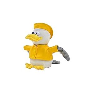 Kögler 75924 – Labertier Mouette Malwin avec minerai de Frise, env. 20 cm de Haut, Peluche avec Fonction de Reproduction, babillant Tout de façon drôle et Bouge, alimenté par Piles