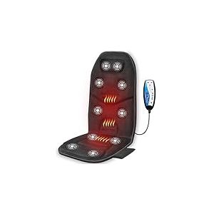COMFIER Si&egrave;ge Massant avec Chauffage,Coussin de Massage 10 Moteurs Vibrants, Housse de Fauteuil Massant Universelle, Appareil de Massage Dos pour Maison/Bureau,Cadeau pour Hommes/Femmes