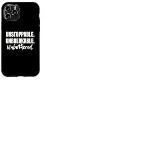 Motivation Soyez imparable. INCASSABLE. Déroutant Coque pour iPhone 11 Pro