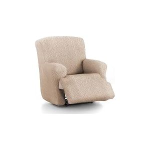 ECOMMERC3 Housse de Fauteuil Relax Pieds Ensemble bi-élastique réglable en Mousse de Maintien - Housse de Fauteuil de Relaxation Beige Respirante et résistante