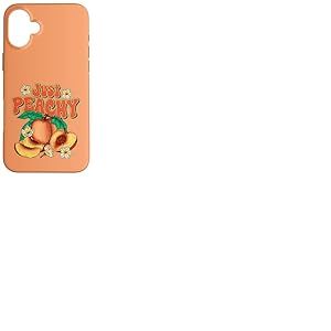 Just Peachy Cute Summer Fruit Rétro Esthétique Peach Beach Coque pour iPhone 16 Plus