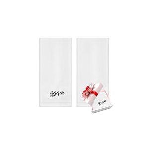 Rtteri Lot de 2 Serviettes de Toilette Amusantes pour la SaintValentin Cadeau Humoristique pour Adulte Cadeau Humoristique pour Lui Cadeau Coquin pour Lui Serviette pour Petit ami, Mari,