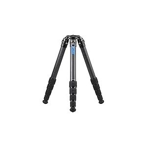 Leofoto - Summit - Tr&eacute;pied en Carbone pour appareils Photo - Capacit&eacute; de Charge de 40kg - Pieds Extensibles - Hauteur: 9,5 cm - 165 cm - LM-405C