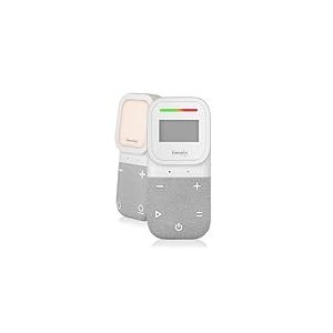 Lionelo Babyline 2.3 Nounou électronique Audio avec veilleuse, portée jusqu'à 400 m Ecran LCD, Communication bidirectionnelle Mode EcoVox, Berceuses, Indicateur de température, Alarmes
