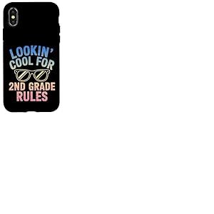 Look Cool pour la rentrée Scolaire de 2e année Coque pour iPhone X/XS