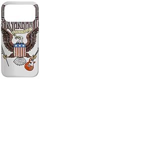 Lynyrd Skynyrd Eagle Guitare Drapeau US Classique Rock Biker R&eacute;tro Coque pour iPhone 17 Pro Max