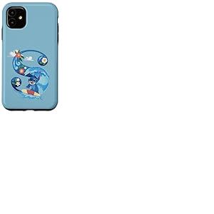 Coque pour iPhone 11 Disney Monogramme Lilo & Stitch Lettre S pour Stitch
