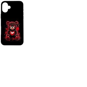 Ours en Peluche Gothique Femme Gothiques Ours en Peluche Coque pour iPhone 16 Plus