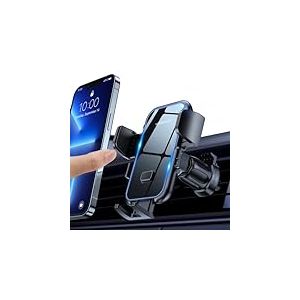Miracase [Nouvelle Génération Support Telephone Voiture Grille d'aération, Universel Auto-Lock Porte Telephone Voiture Compatible avec iPhone 14 Pro Max 13 12 11 Samsung, Huawei, Xiaomi, etc.