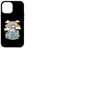Licorne arc-en-ciel kaiju monstre japonais mignon kawaii Coque pour iPhone 12 Pro Max