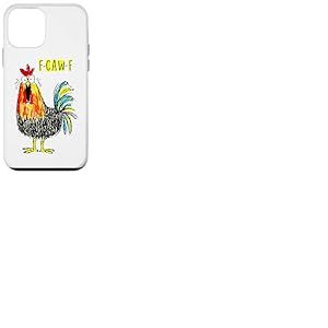 F-caw-f Poulet Rigolo Costume De Carnaval Poulet Coque pour iPhone 12 Mini