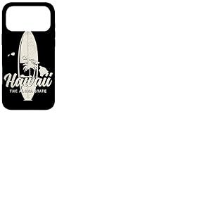Hawa&iuml; Aloha State Surf Board Surf Surf Hawaiian Coque pour iPhone 17 Pro Max