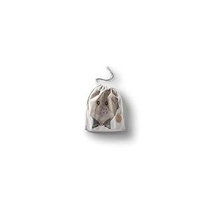 Bonamaison Imprimé Sacs de Coton avec Cordon, Sac D'Épicerie, Sac À Provisions, Réutilisables, Écologique, Pliable, Taille: 30x40 Cm