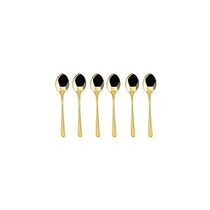 Sambonet Taste PVD 6 Cucchiaini Moka Oro Lucido