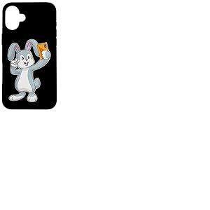 Lapin Oreilles Tombantes Selfie Téléphone Coque pour iPhone 16 Plus
