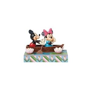 Disney Traditions Figurine Mickey Minnie Love Rowboat