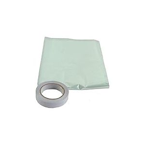 Bulk Hardware bh04946 Vitrage Film isolant Livr&eacute; avec ruban adh&eacute;sif double face, 3 x 1,5 x 1,5 m &ndash; Blanc