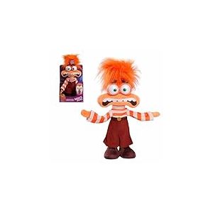 Just Play Grande Peluche Anxiété Interactive de 33 cm de Haut « Vice-Versa 2 » de Disney et Pixar avec Effets sonores, Animaux en Peluche, Jouets pour Enfants de 3 Ans et Plus